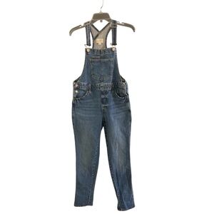 Universal Thread Overall Jeans Women’s  Size 4 Blue Denim Bib Pocket Adjustable